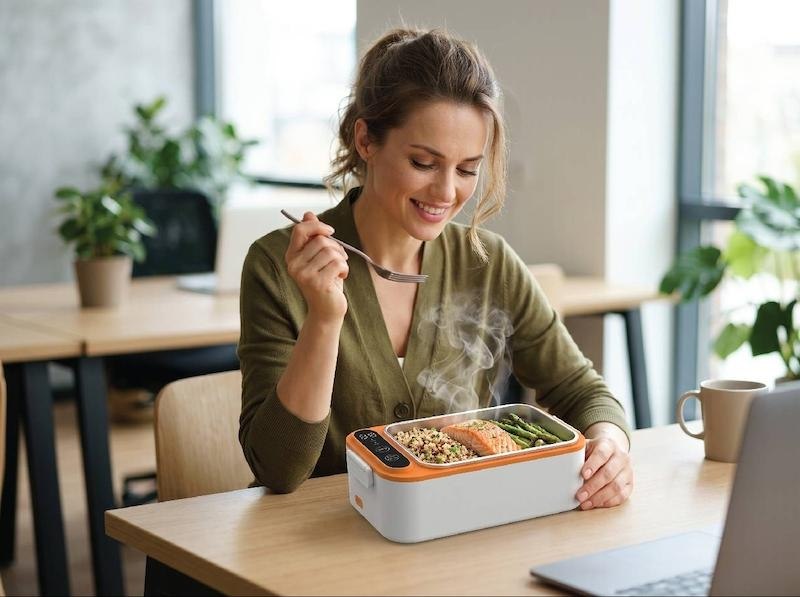 ظرف غذای برقی و شارژی Porodo Lite Lunch مدل PDLFSTDA01