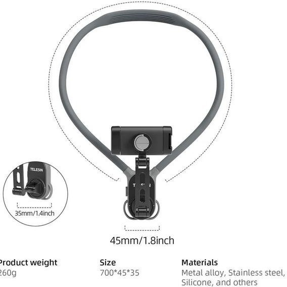 هولدر گردنی موبایل تلسین Telesin S2-HNB-02 POV Phone Holder